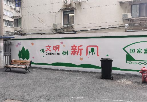 鹿邑社区墙绘